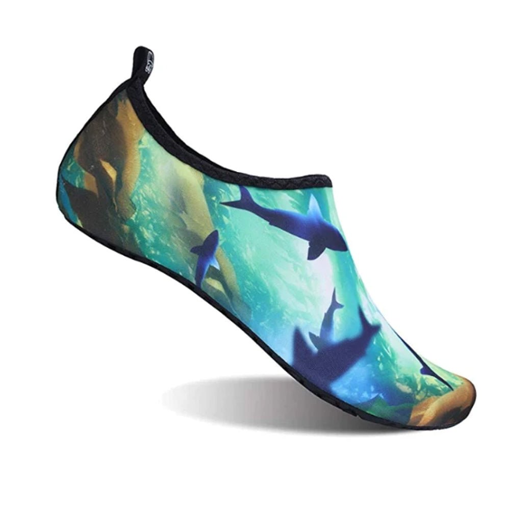 Multi-Color Aqua Socks - Kind Designs