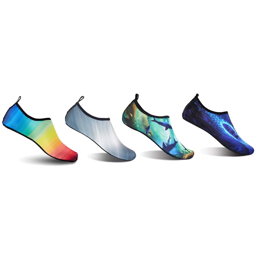 Multi-Color Aqua Socks - Kind Designs